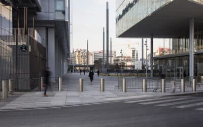 Borne escamotable - borne automatique - anti véhicules bélier - acier - palais de justice - ALE A30-100-C80 - AMCO- LBA Group barrier icon