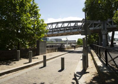 borne urbaine escamotable