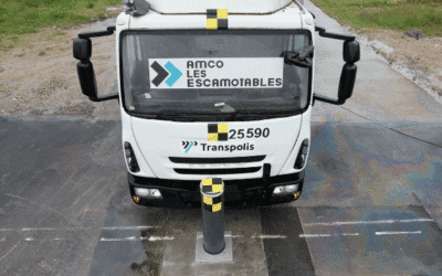 AMCO Les Escamotables : deux crash-tests pour prouver l’excellence de nos bornes de sécurité